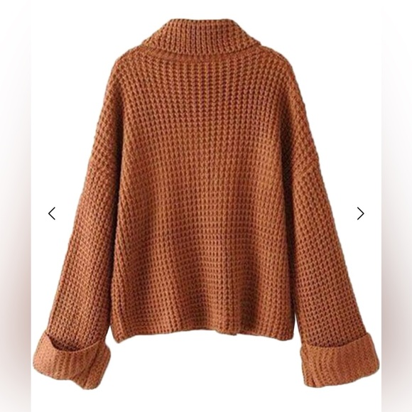 Goodnight Macaroon - Cognac knitted sweater - Picture 2 of 5